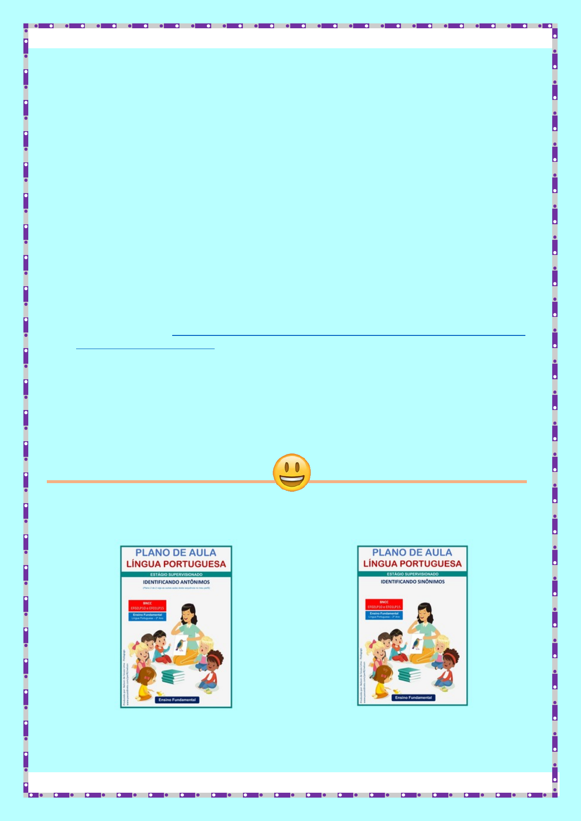 Plano de aula - 2º ano - O uso dos sinônimos no verbete