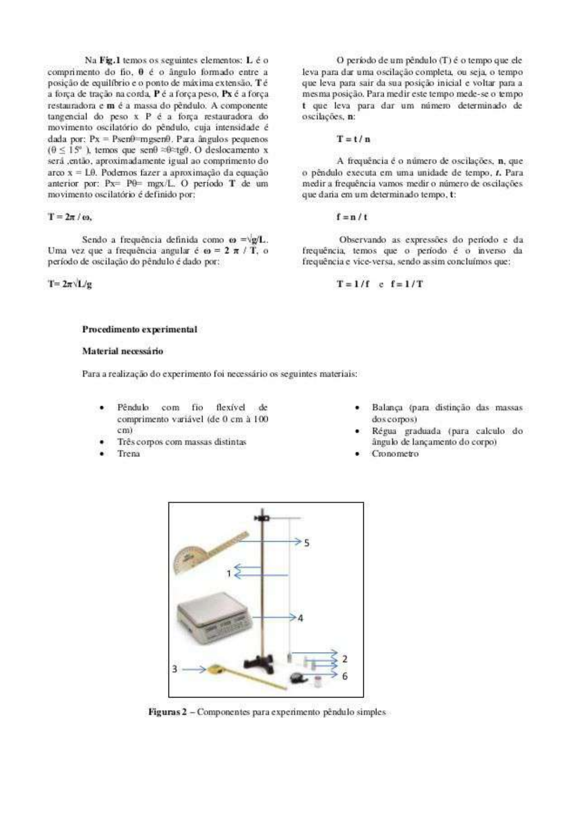 pendulo fisica experimental