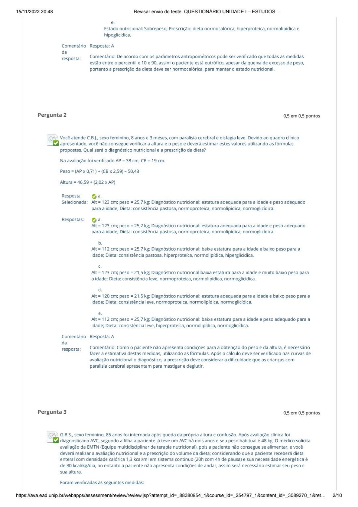 ESTUDOS DISCIPLINARES XII (QUESTIONÁRIO I) - Estudos Disciplinares XII