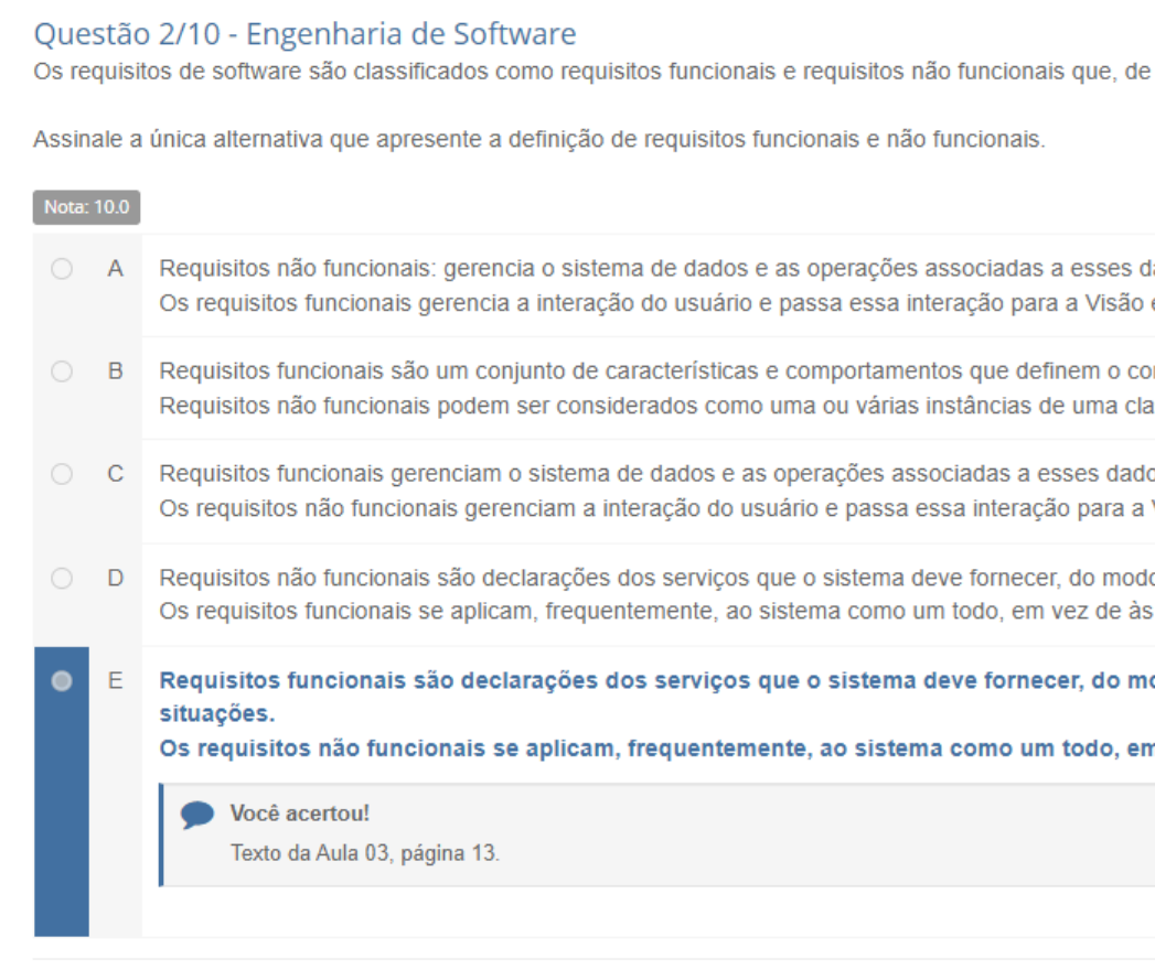 Apol Engenharia De Software Engenharia De Software I