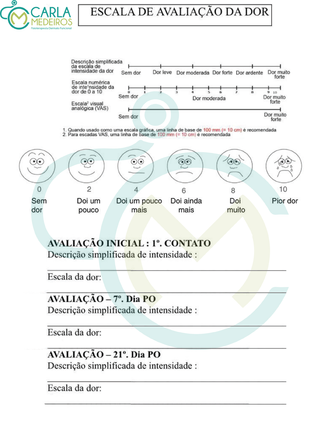 AVALIAÇÃO FISIOTERAPÊUTICANome: Idade: __________Est…