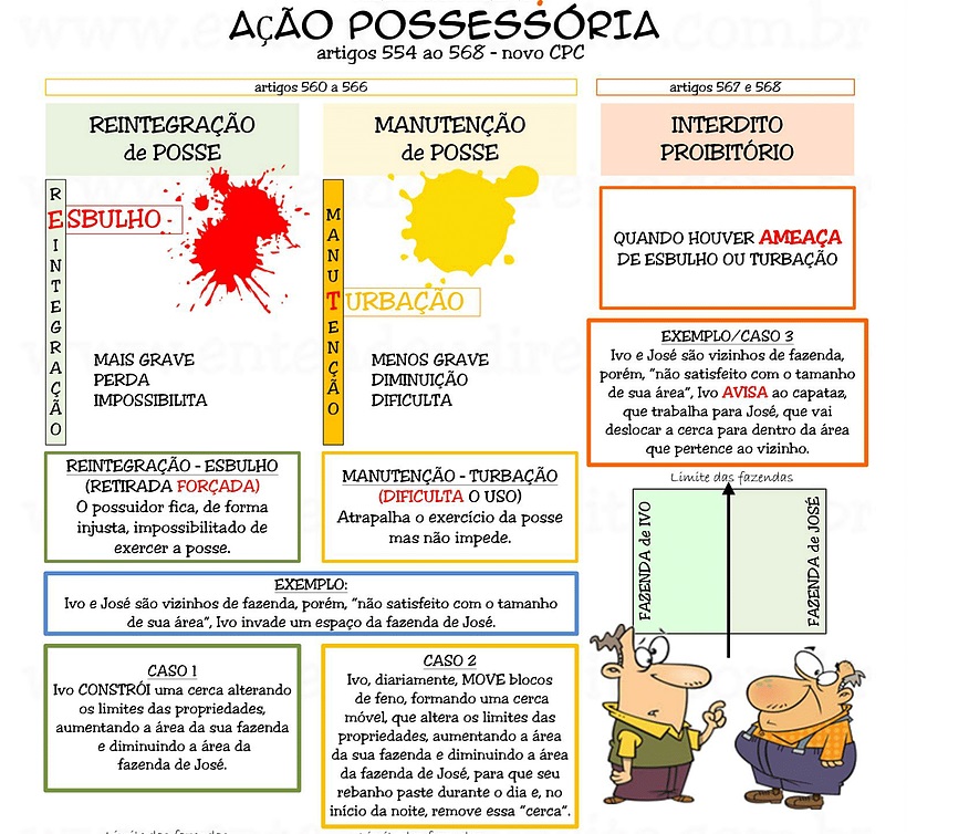 AÇÃo Possessoria 2 Mapa Mental Direito Civil I 4125