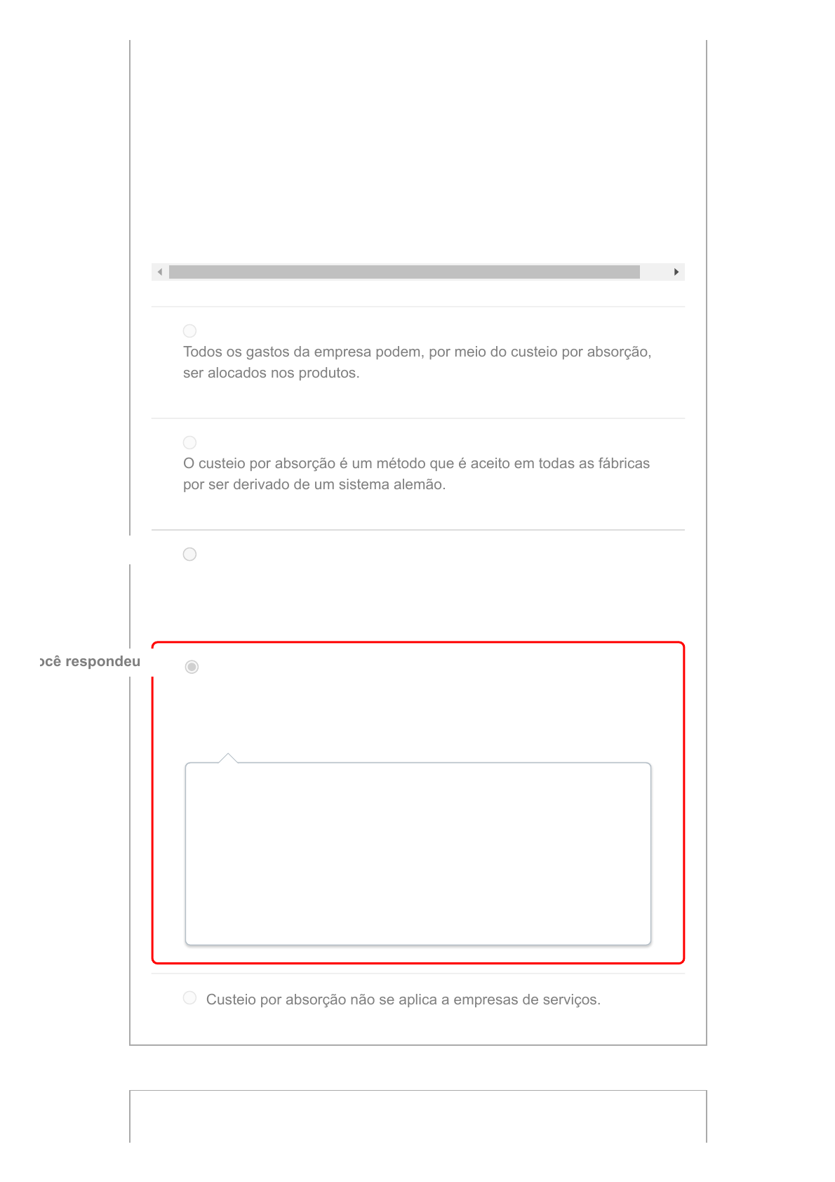 Ciclo da contabilidade de custos