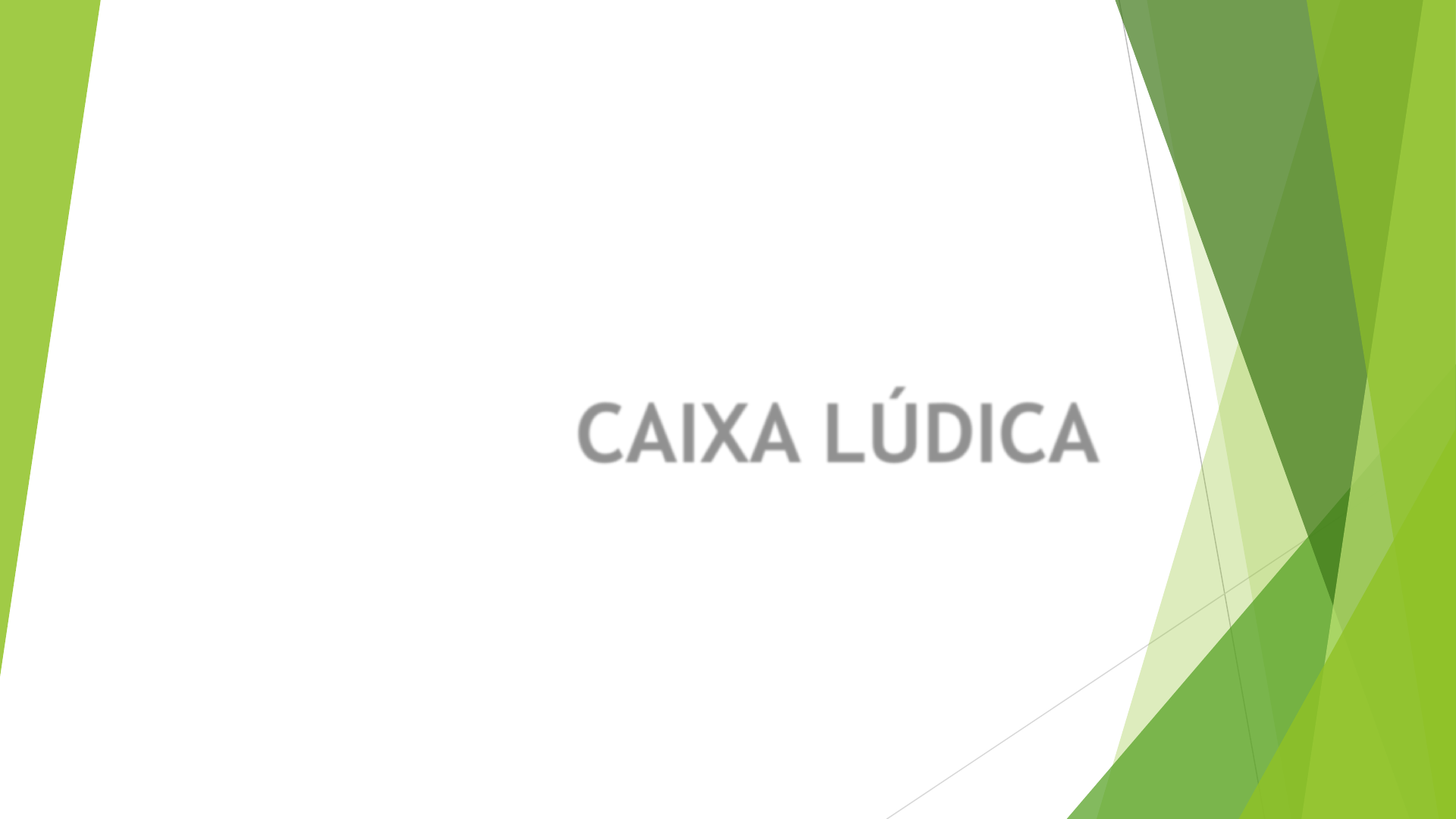 A Caixa Lúdica - Psicologia Infantil