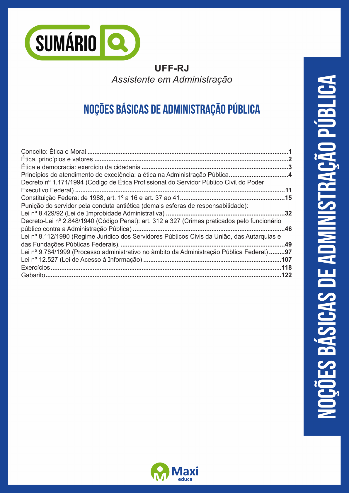 ANEXO II - Conteudos Programaticos-20220809-175123, PDF, Administração  pública