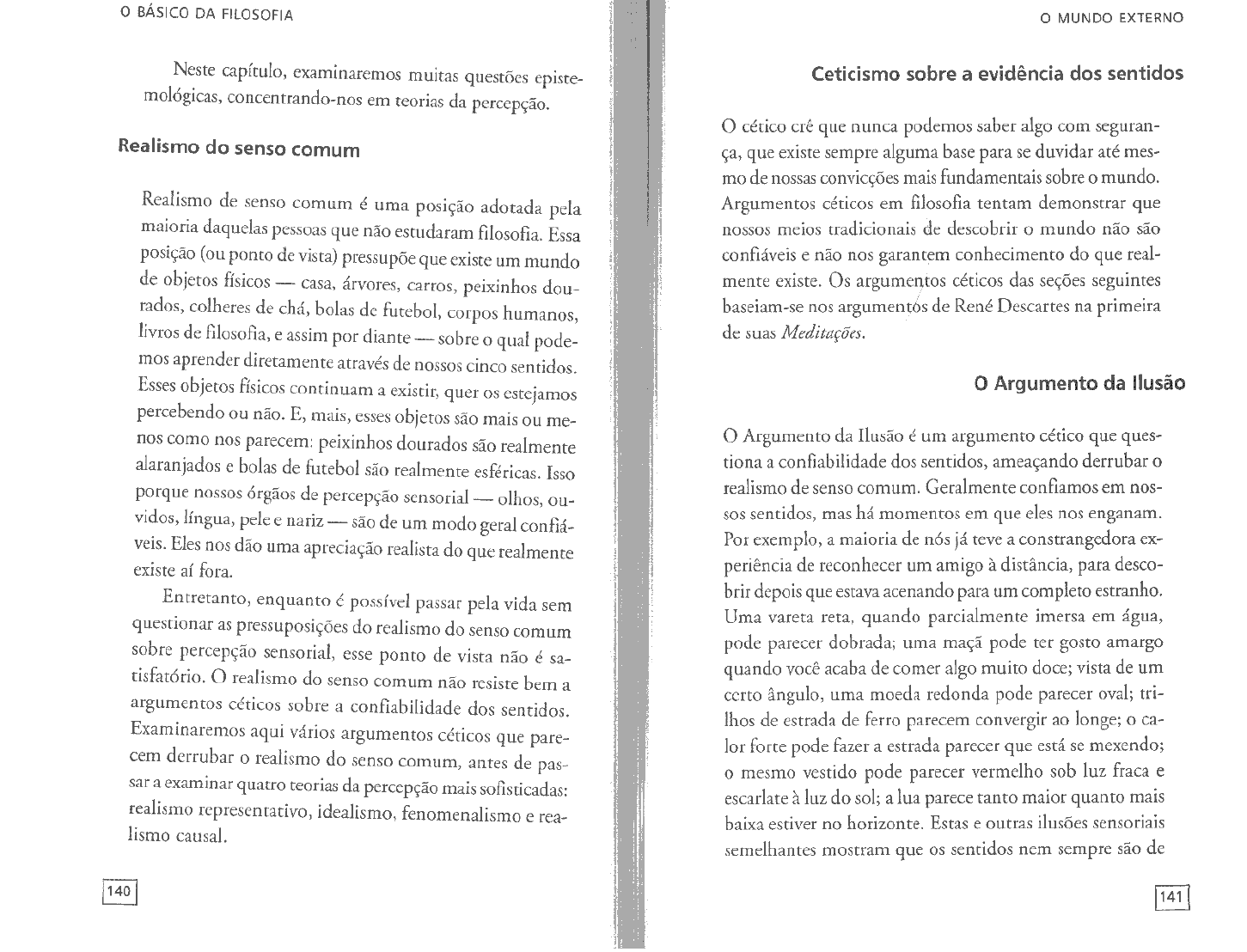 Warburton, Nigel O mundo externo - Filosofia