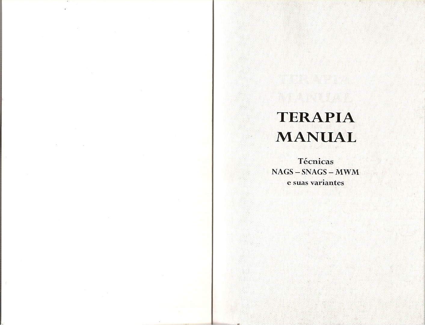Terapia Manual Técnicas NAGS SNAGS MWM Brian r mulligan