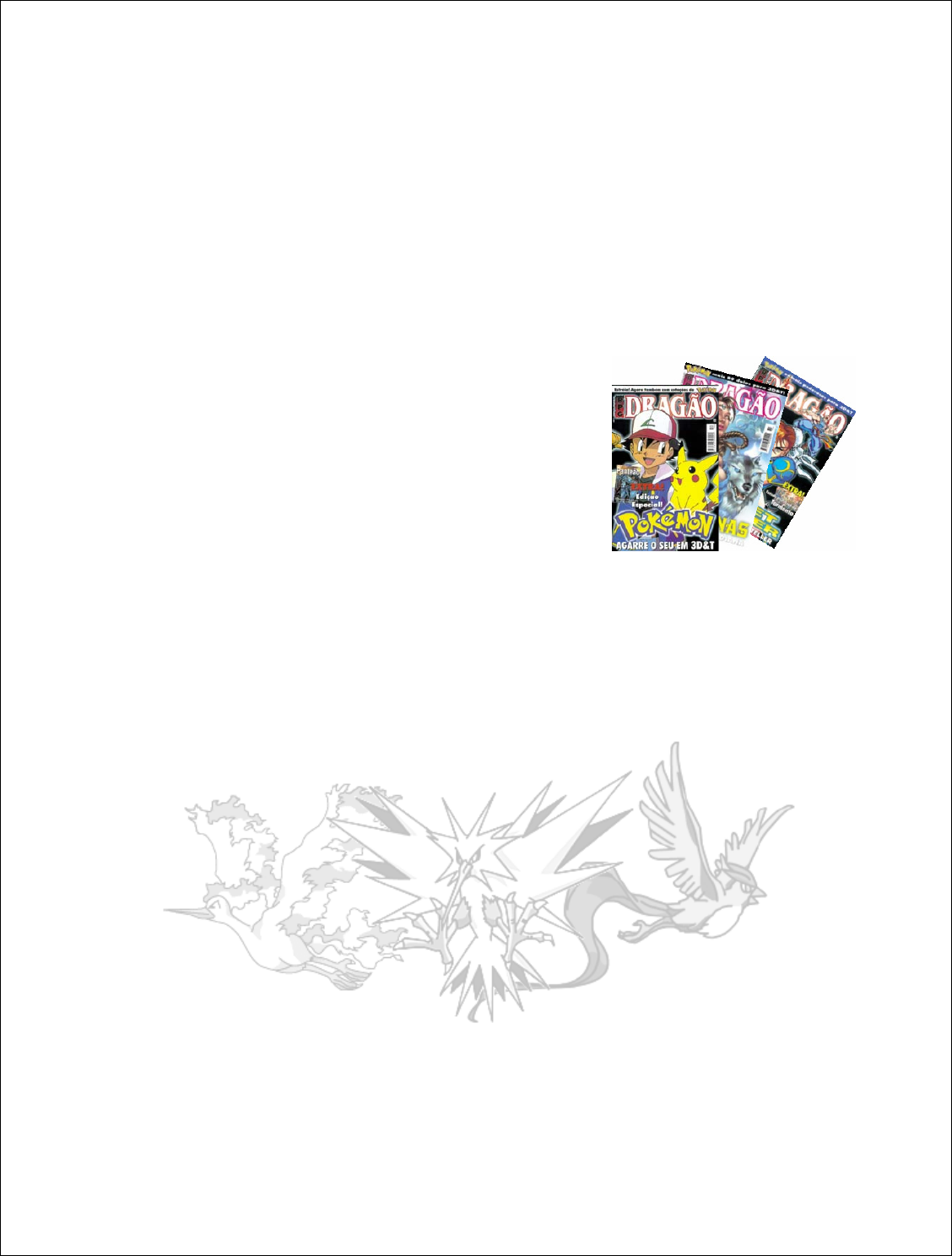 Pokémon 3d&t, PDF, Pokémon