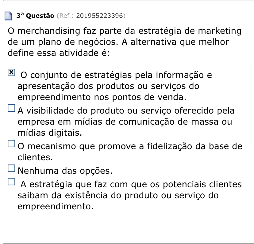 Questões - Empreendedorismo