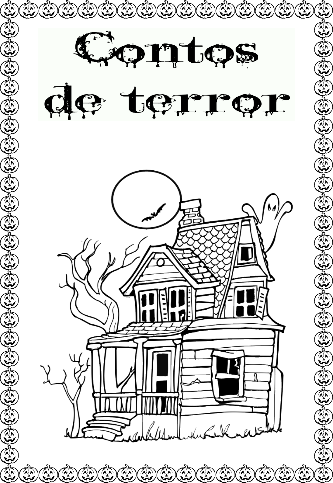 Livro - Contos de terror - 5º ano E