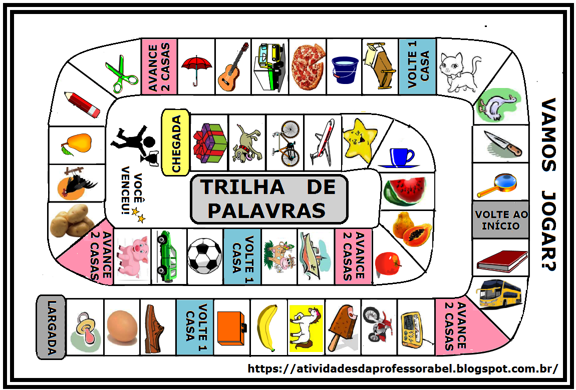 jogo-trilha-das-palavras - Alfabetização e Letramento