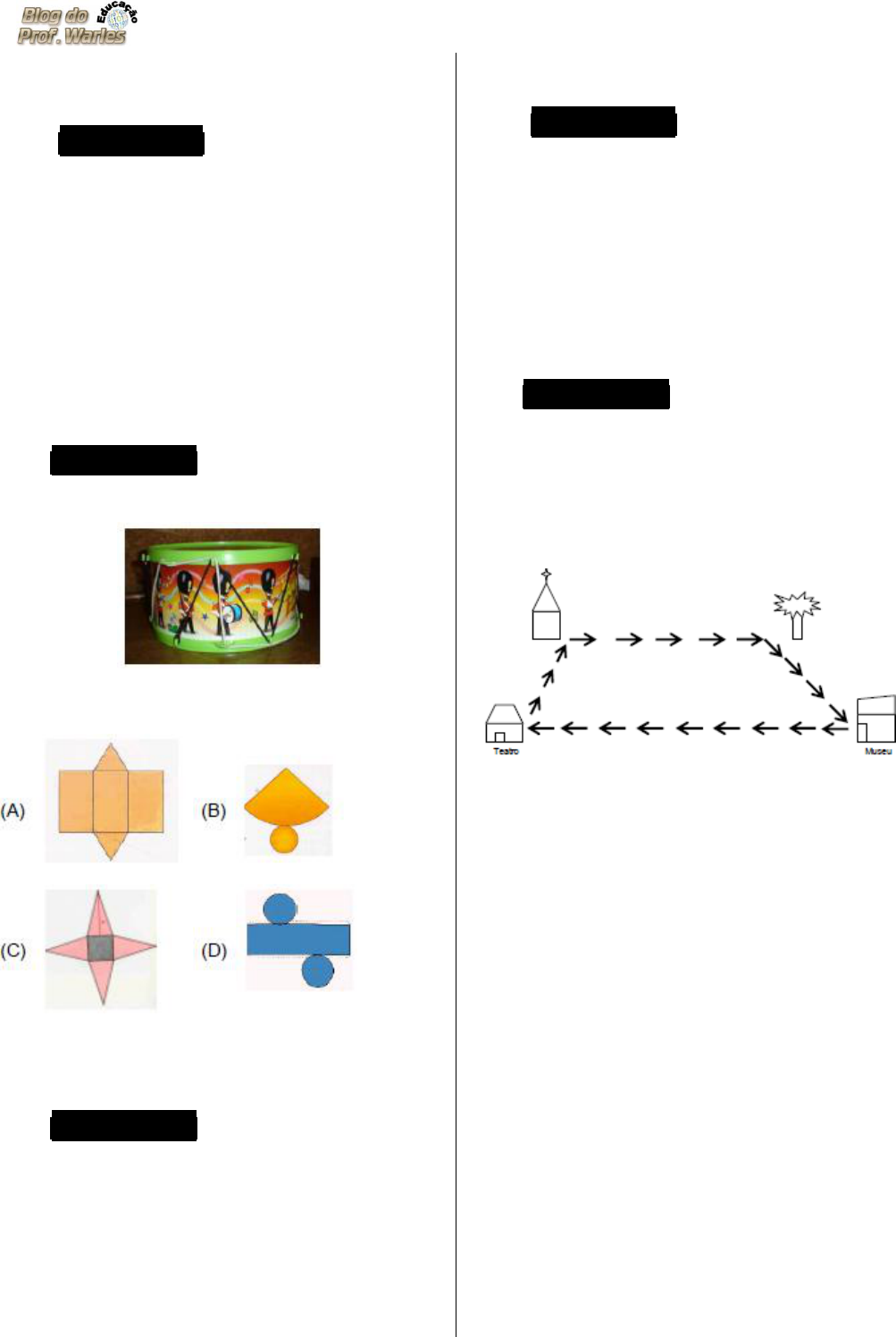 Blog do Prof. Warles: QUIZ 24: MATEMÁTICA 5° Ano