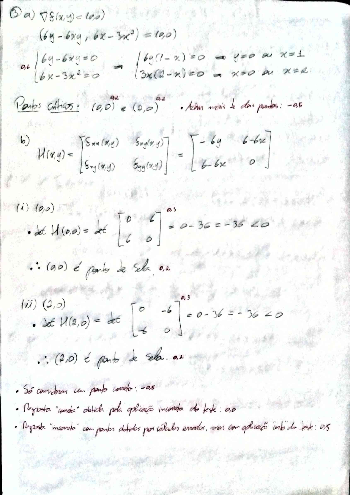 Gabarito Vr P2 Calculo 2b 2019 1 Pedro Roberto Turma C Cálculo Ii