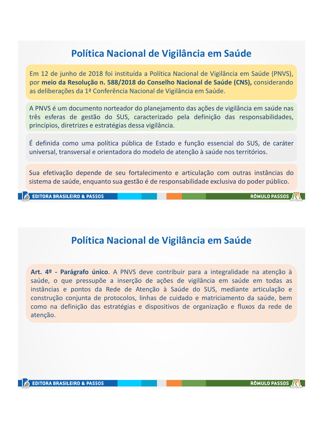 Política Nacional de Vigilância em Saúde - Saúde Coletiva