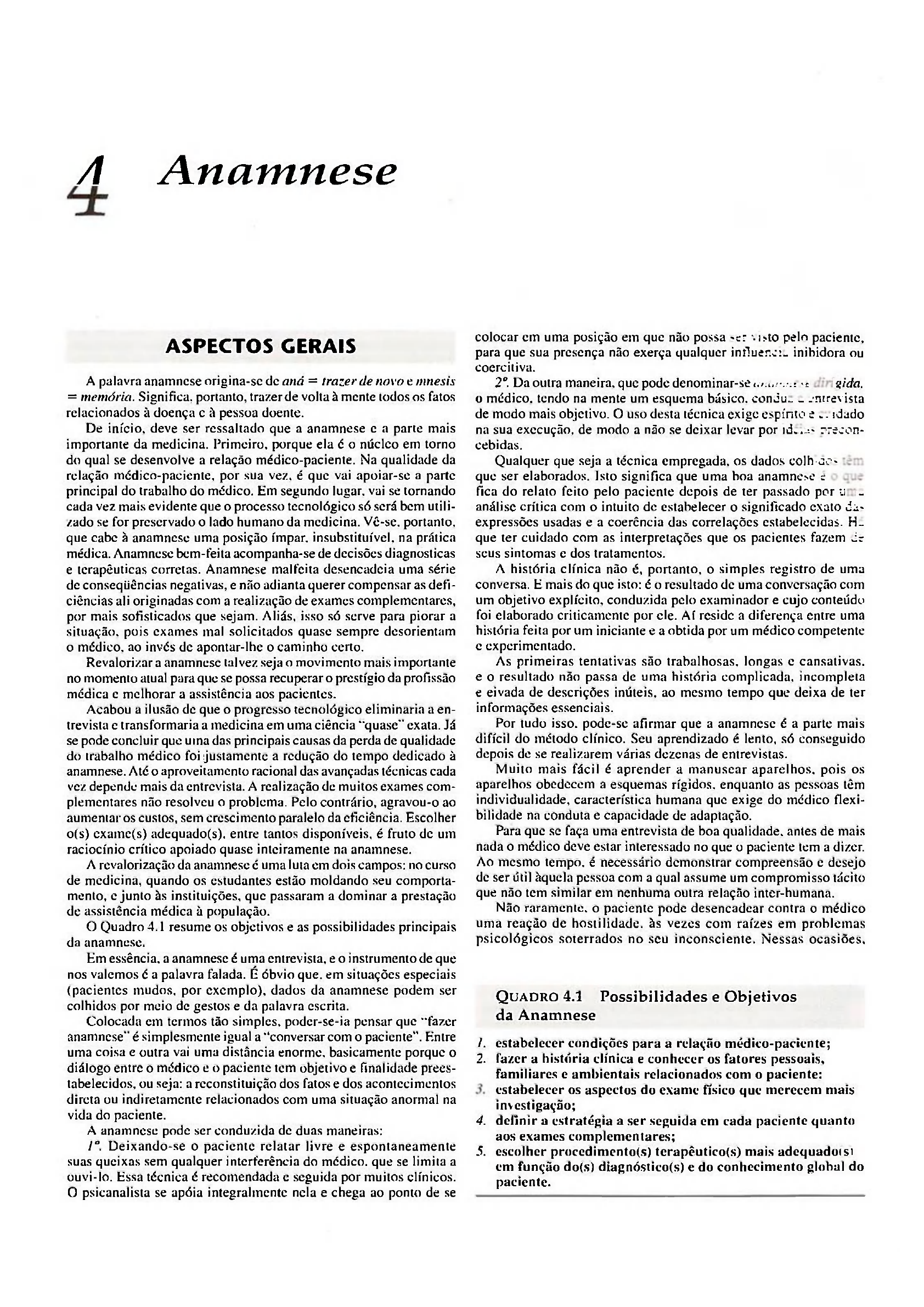A Anamnese - Enfermagem Ilustrada  Enfermagem, Anamnese, Tecnico