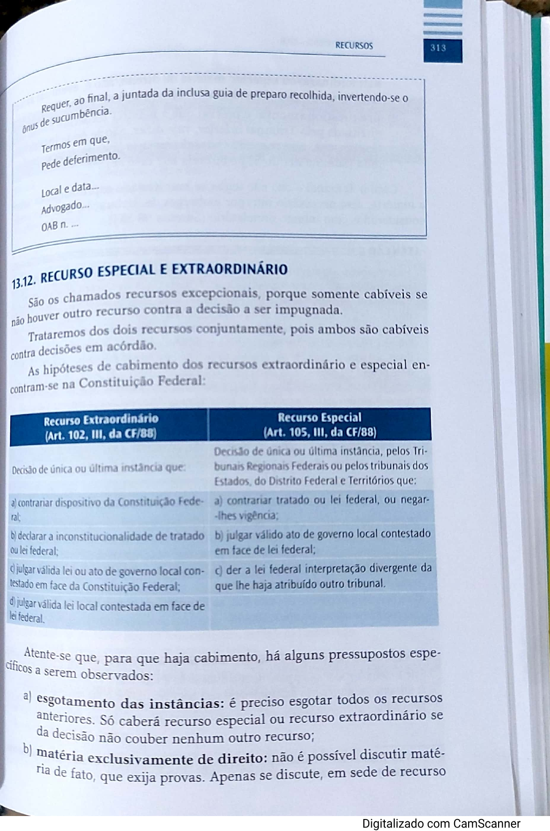 Resp E Rext modelo - Resp e Rex - e Agravo em Resp e Rex - Administração da Produção