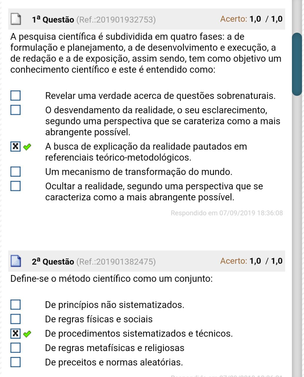 Metodologia Da Pesquisa - Metodologia Da Pesquisa Estacio