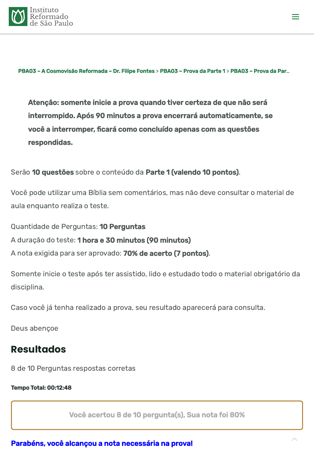 Parte 2 - Quiz de perguntas e respostas sobre a Bíblia. Aprenda mais s