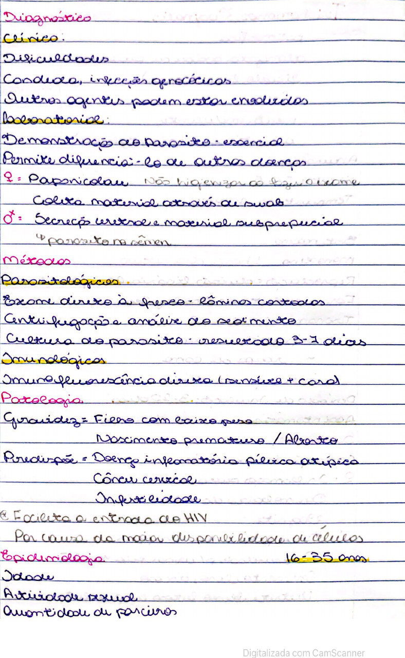Trichomonas Vaginalis - Parasitologia Humana