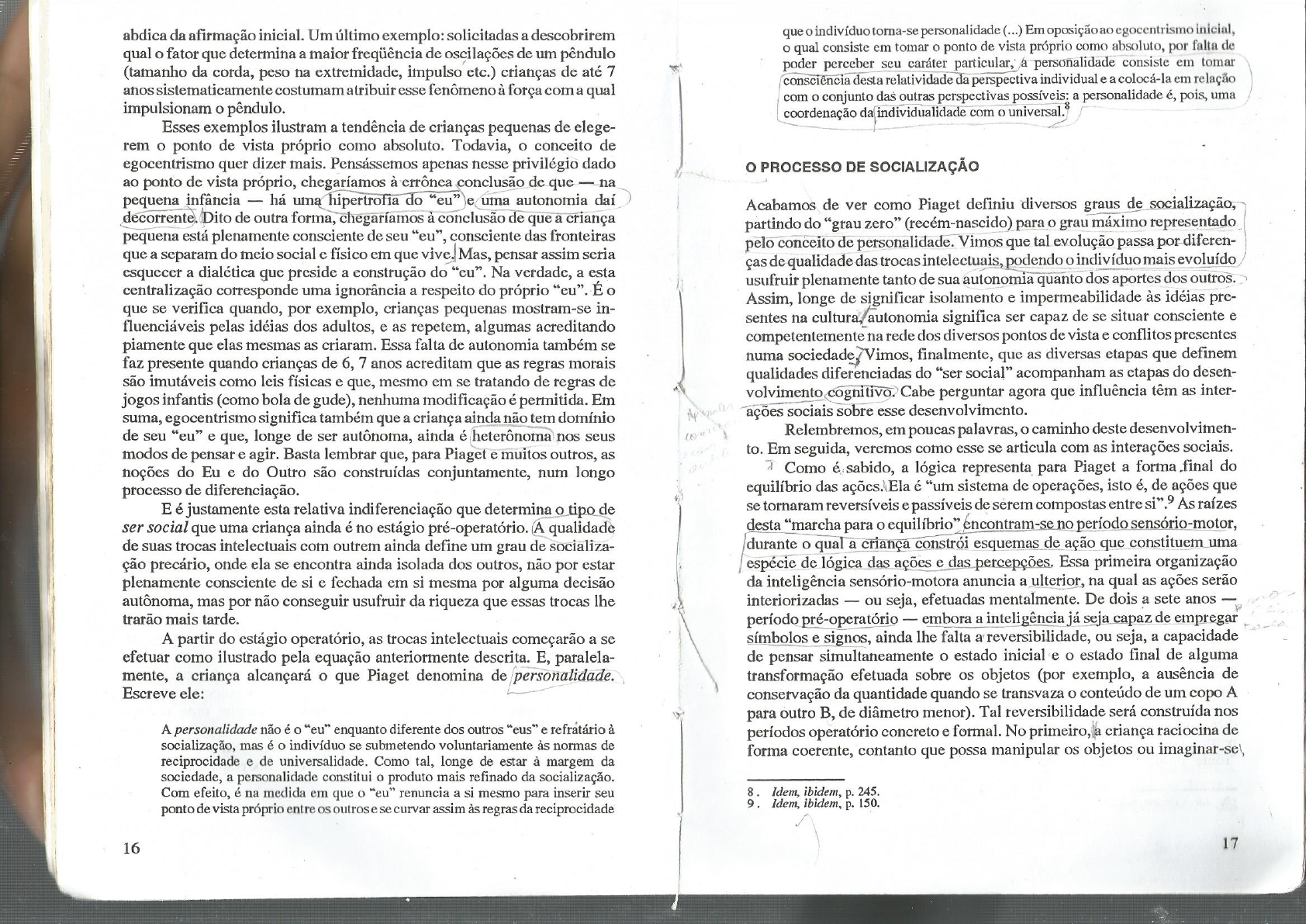 Livro PIAGET VYGOTSKY e WALLON pdf Pedagogia