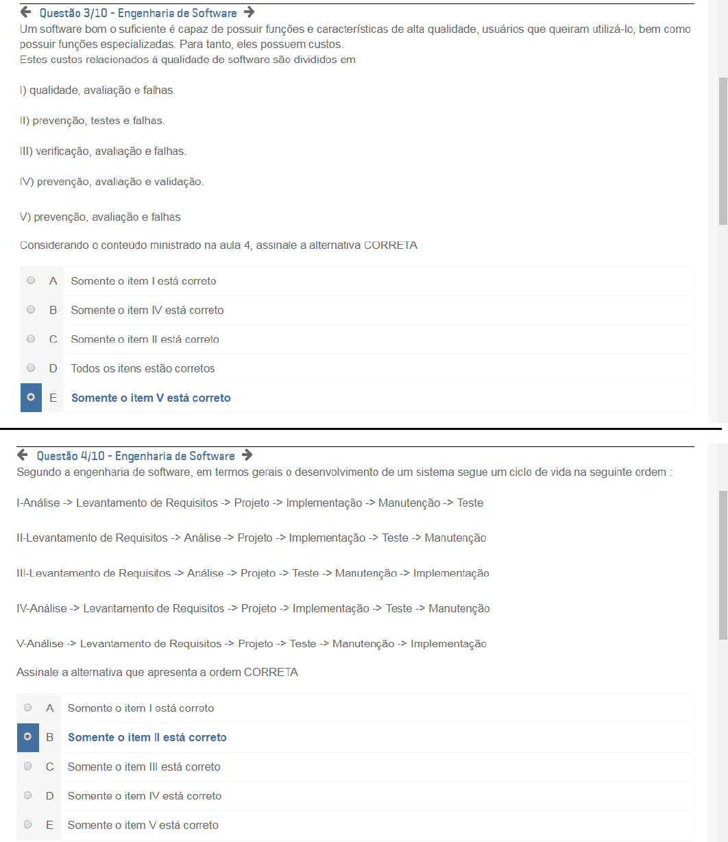 ENGENHARIA DE SOFTWARE APOL 6 - Engenharia De Software I