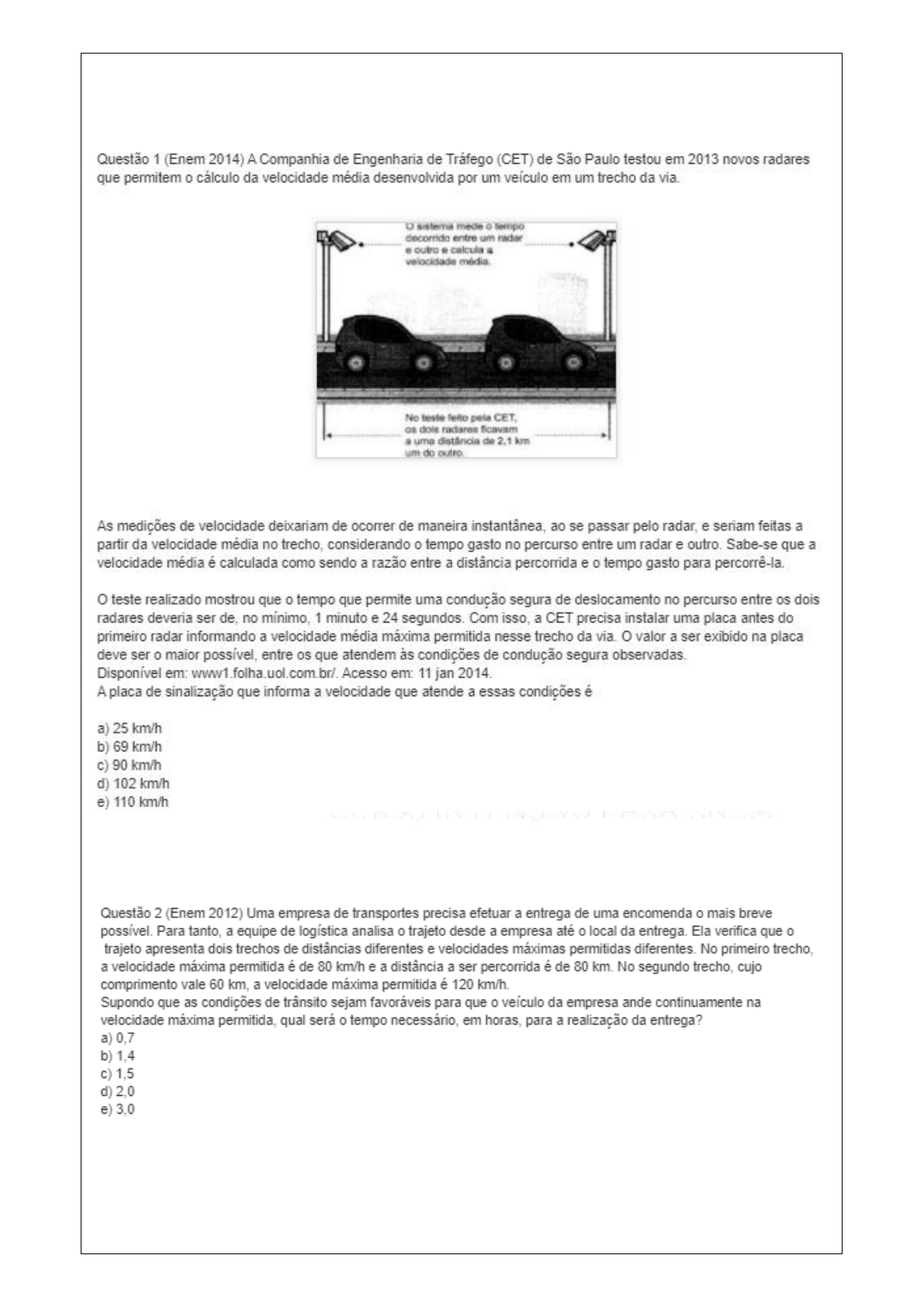 Como calcular velocidade média #sandrocurio #fisica #enem | TikTok, image size:1191x1684