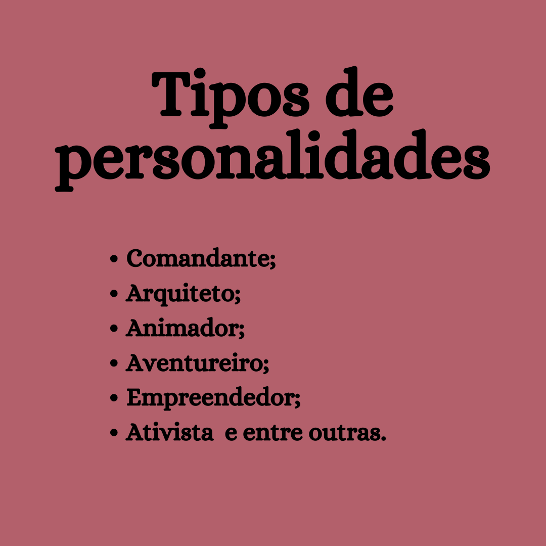 Tipos De Personalidade - Psicologia Comportamental