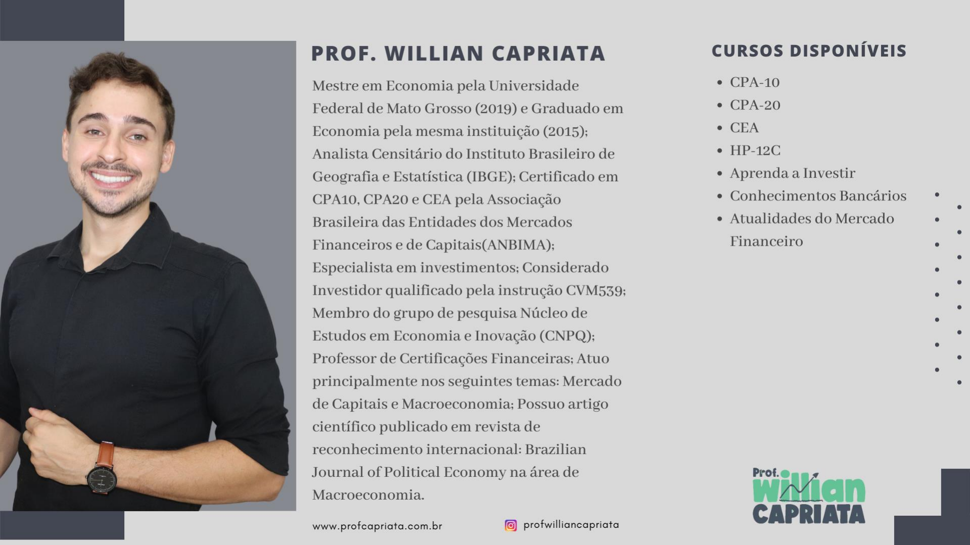 CURSO CPA-20 – Prof. Capriata