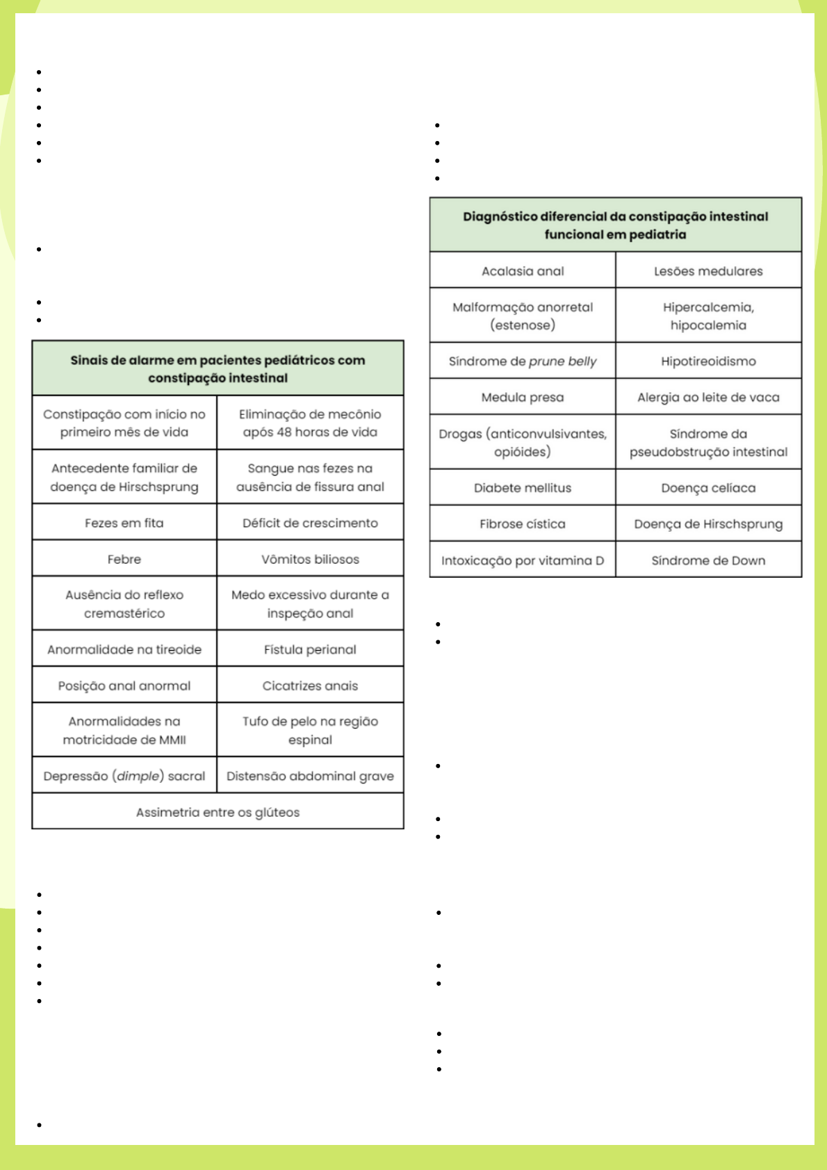 Grátis: Constipação intestinal - Pediatria - Material Claro e Objetivo em  PDF para Estudo Rápido, image size:1190x1683