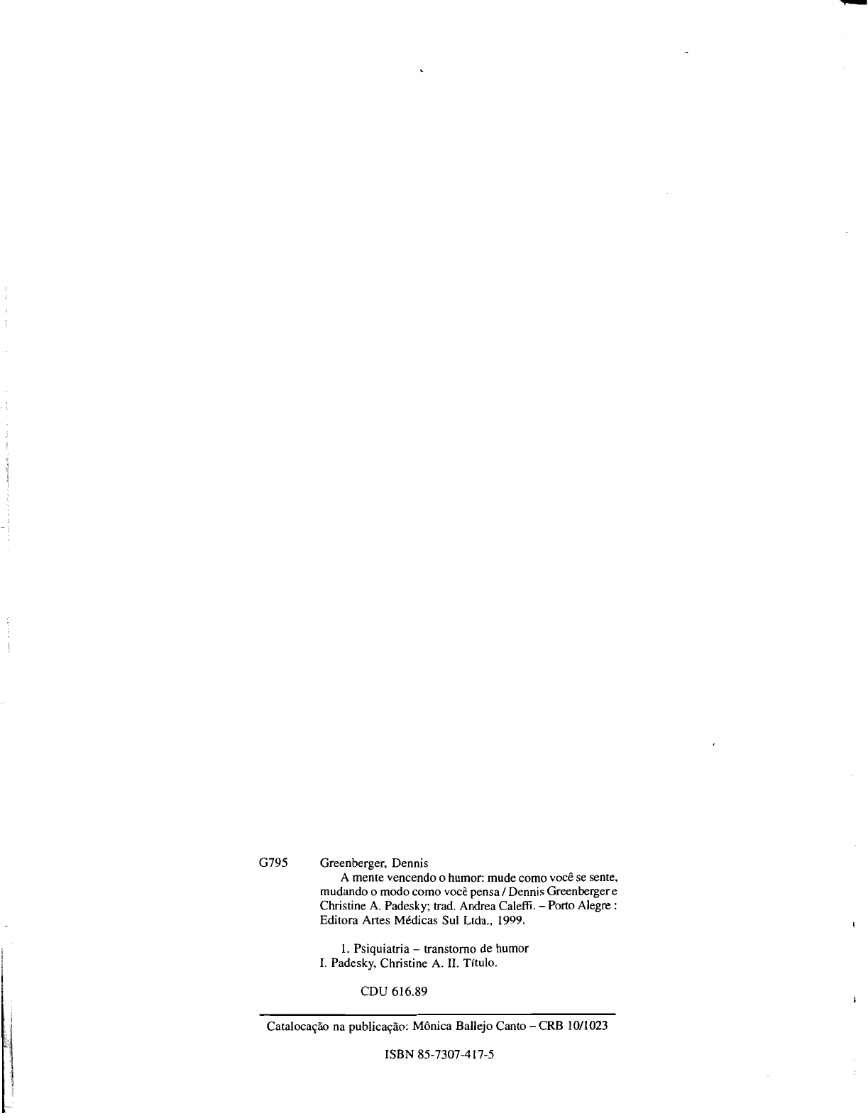 A Mente Vencendo O Humor Pdf