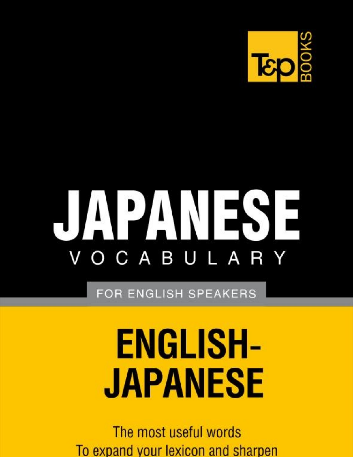 Japanese Vocabulary for English Speakers English-Japanese - Espanhol