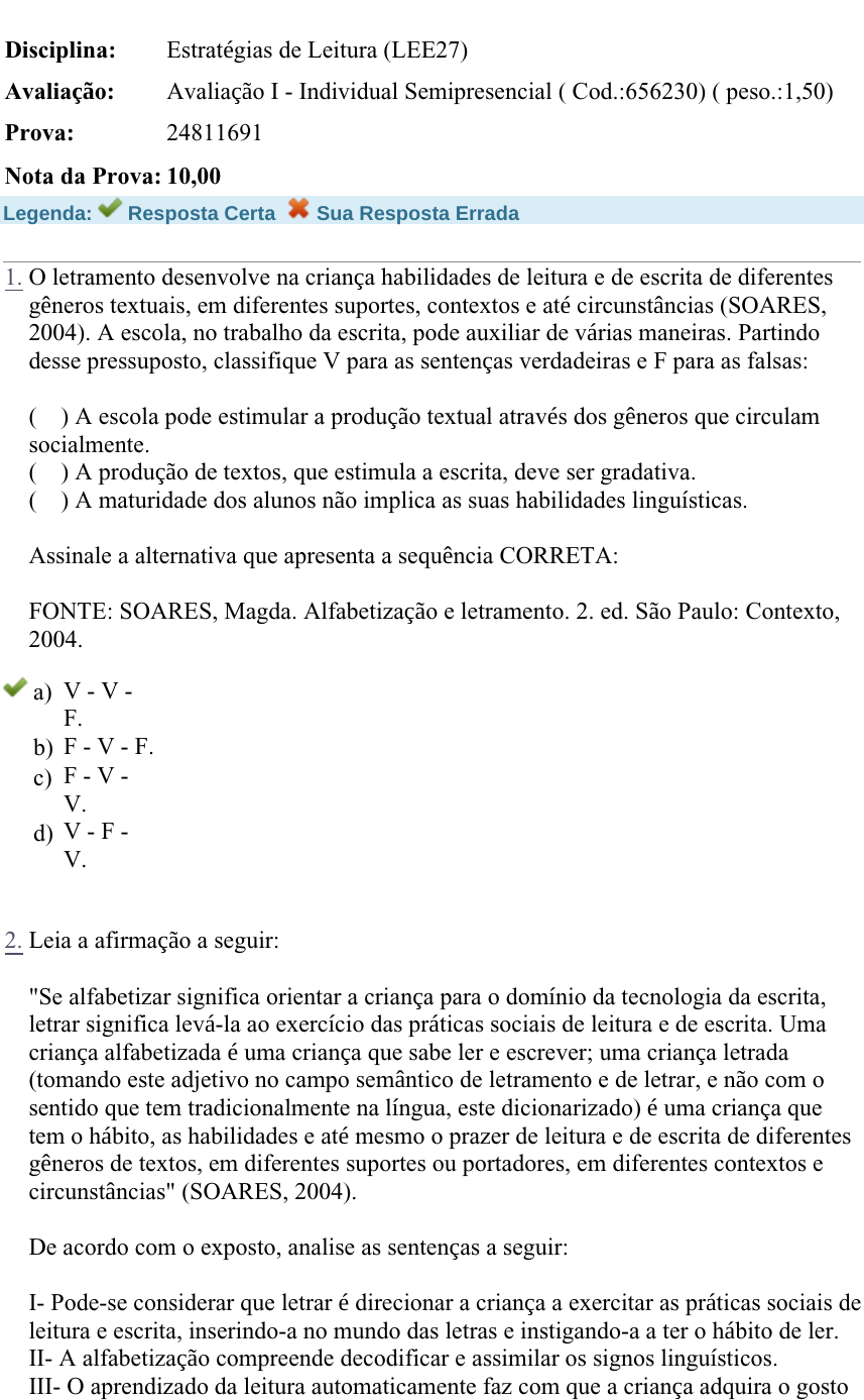 Leitura de palavras v f - Recursos de ensino