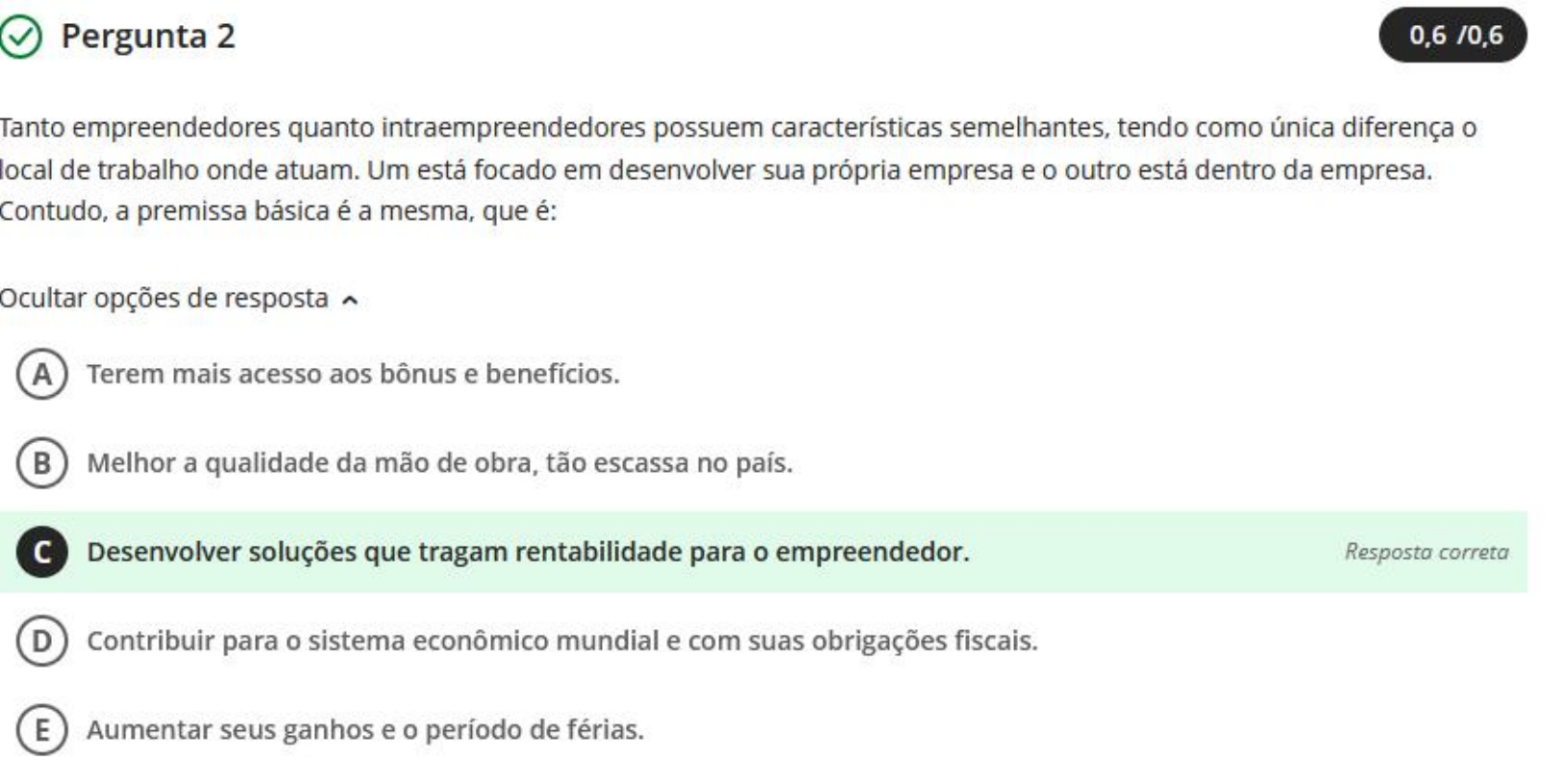 AV2 Empreendedorismo - Empreendedorismo