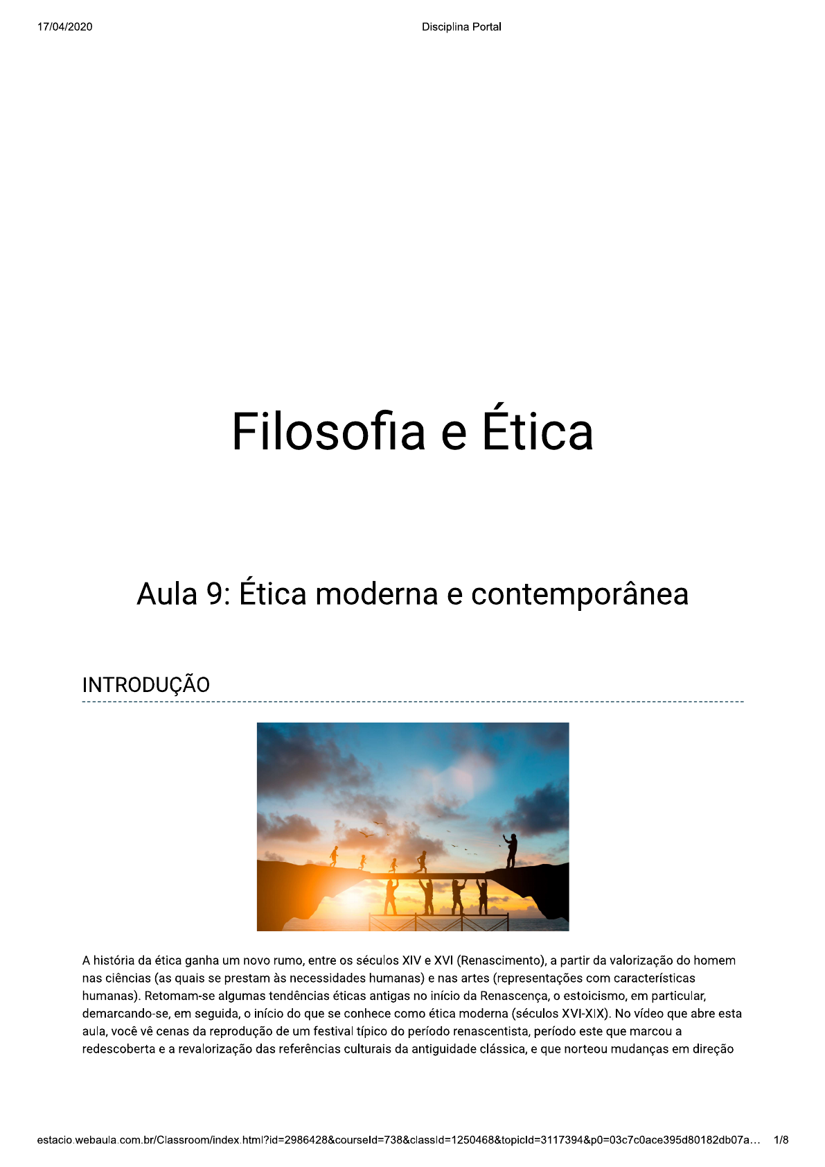 FILOSOFIA E ÉTICA - AULA 09 - Sociologia, Filosofia E Ética