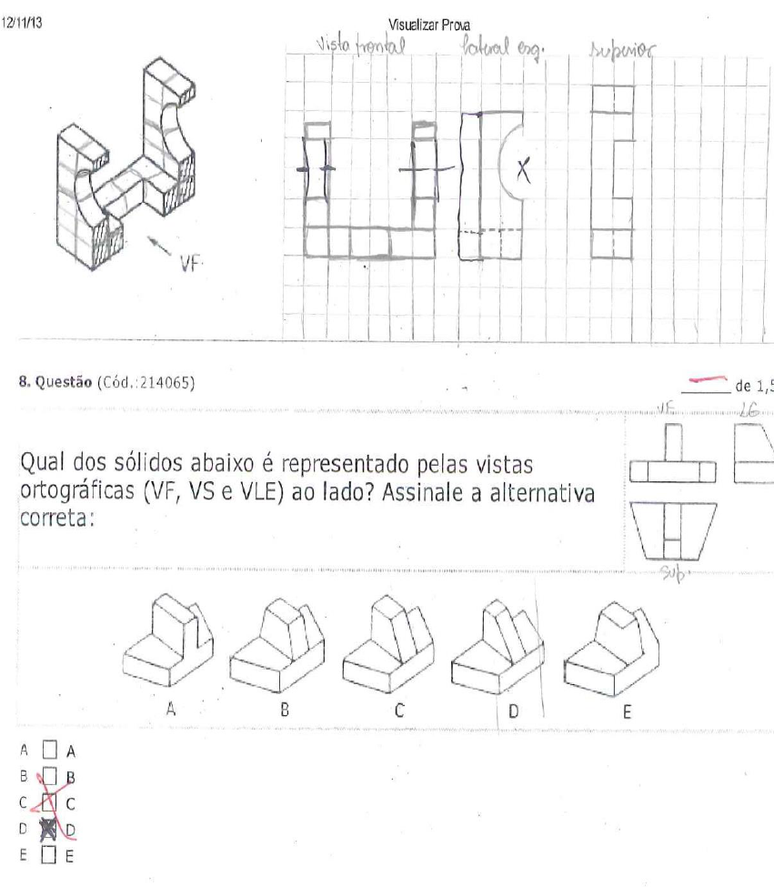 Em Geral 105 Foto Vistas Ortográficas Desenho Técnico Exercícios Resolvidos Lleno 4813