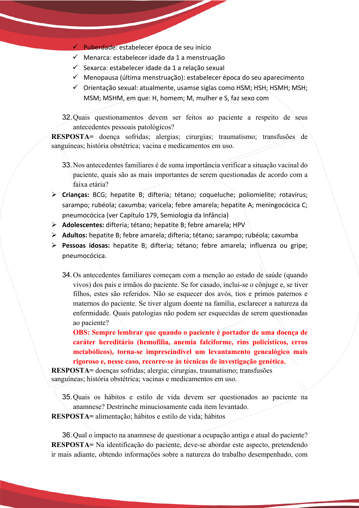 Anamnese Ham III 03-08 - Semiologia Médica