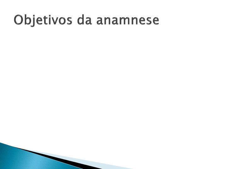 Anamnese  Clínica nas Nuvens