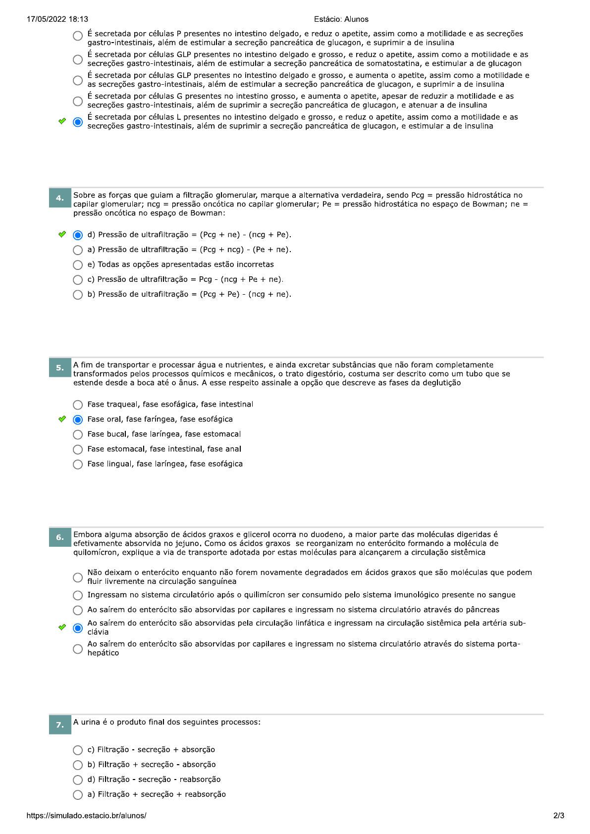 Fisiologia Integrativa Do Corpo Humano Fisiologia Humana I