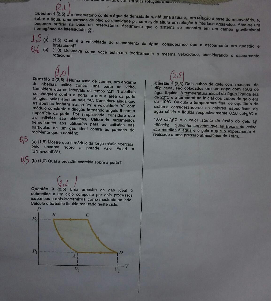 Primeira Prova Teórica de Física 3 2018.1 (Ossamu Nakamura) UFBA