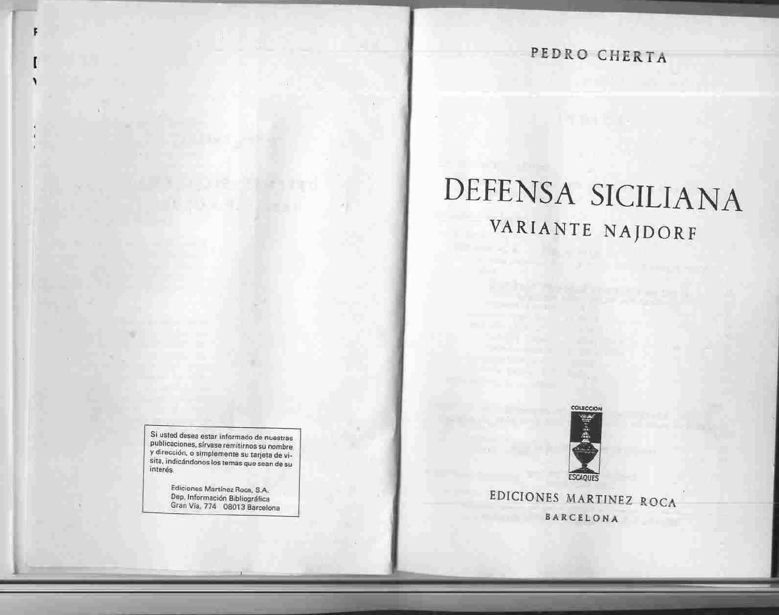 A defesa Siciliana variante Najdorf