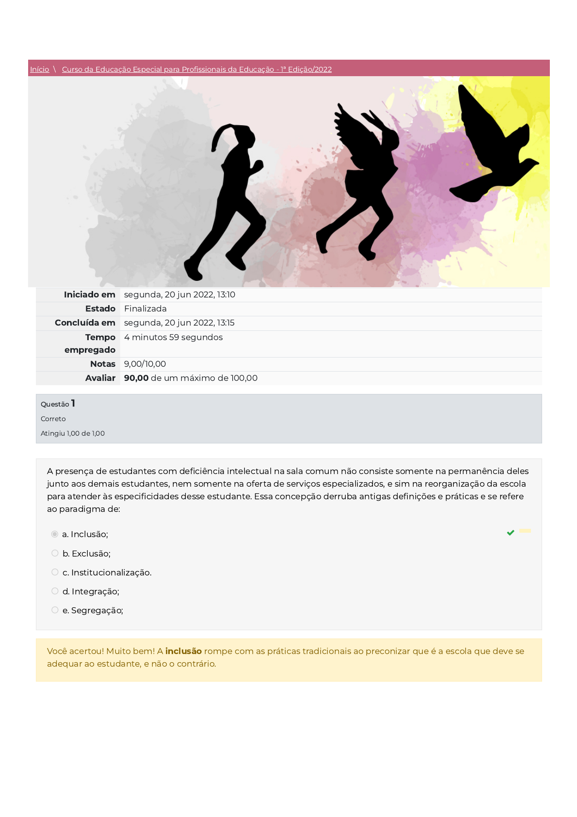 Adição e Subtração 4º ano B / M - Questionário