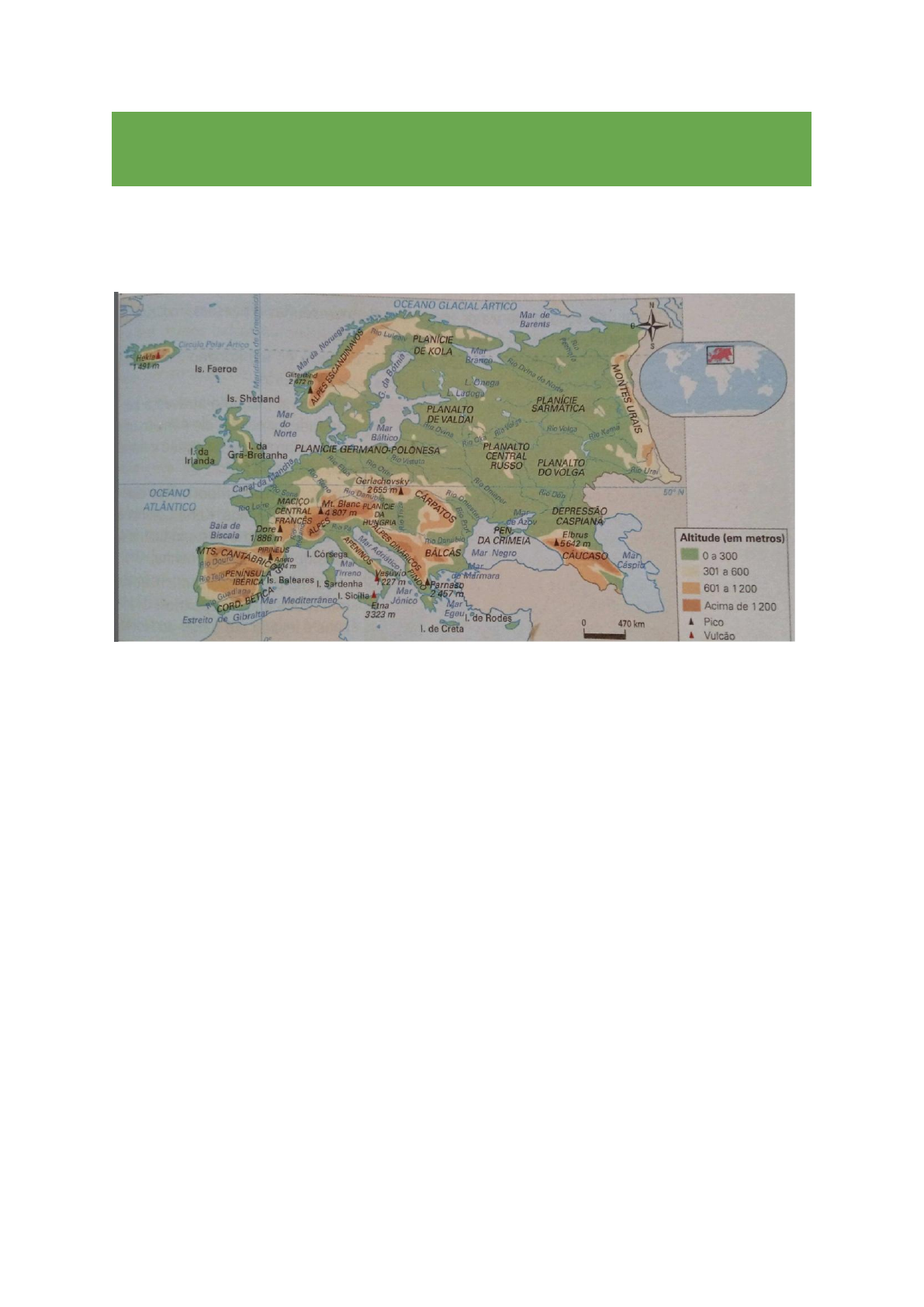 Grátis: Relevo da Europa - Material Claro e Objetivo em PDF para Estudo  Rápido, image size:1191x1684