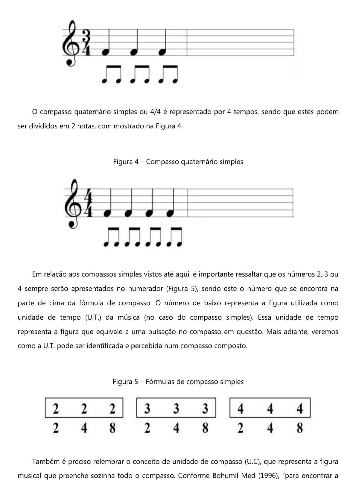 Aula 02 Percepção Compasso Simples Compasso E Irregulares - Percepção ...