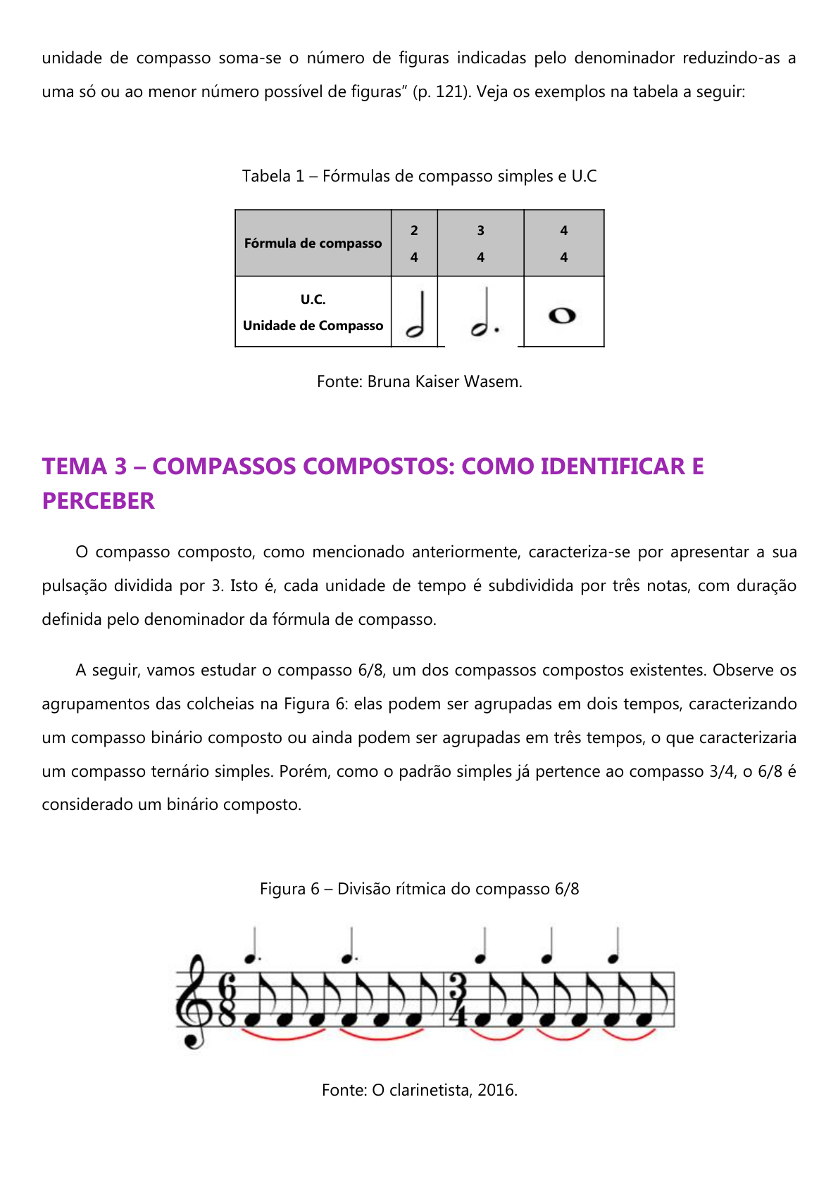 Aula 02 Percepção Compasso Simples Compasso E Irregulares - Percepção ...