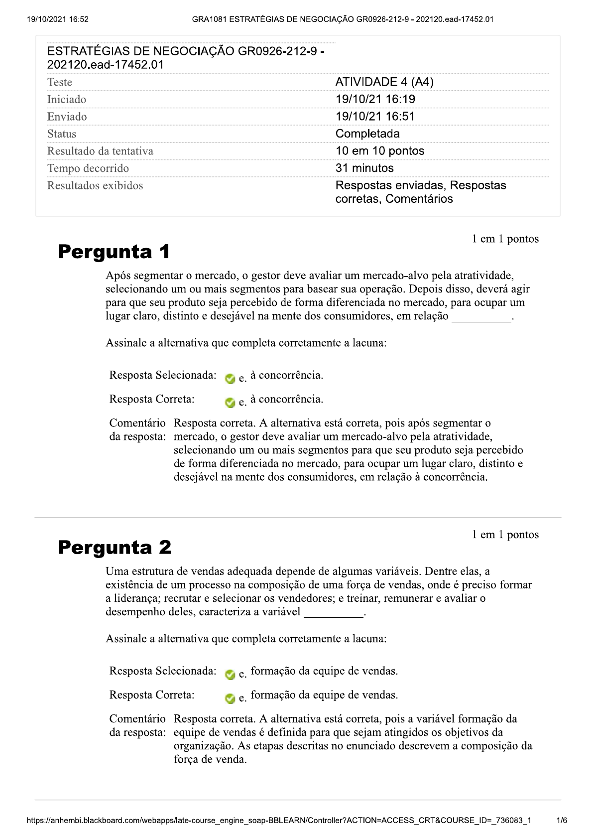 ATIVIDADE 4 - ESTRATEGIAS DE NEGOCIACAO - Administração