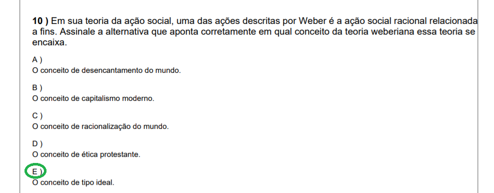 De Um Exemplo De Acao Social O Conceito De Weber