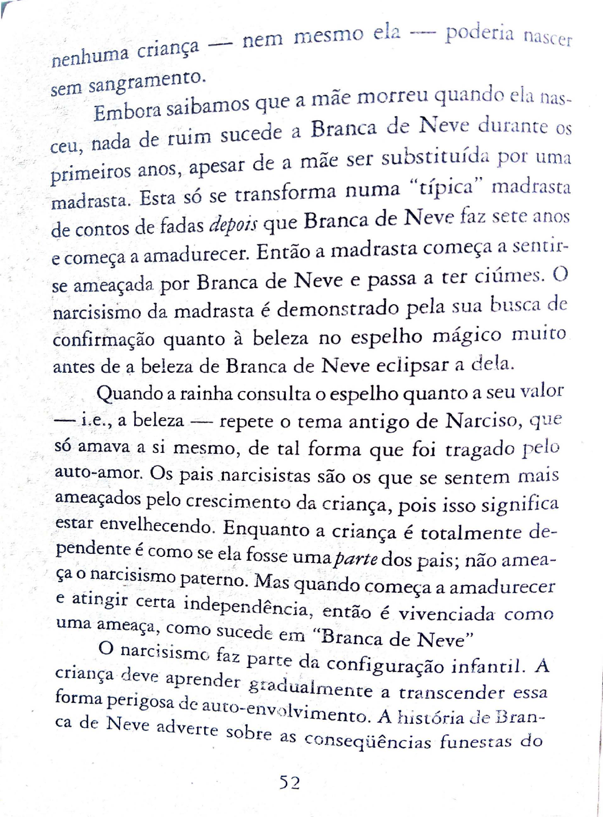 Branca de Neve - Bruno Bettelhein.pdf - Ética I