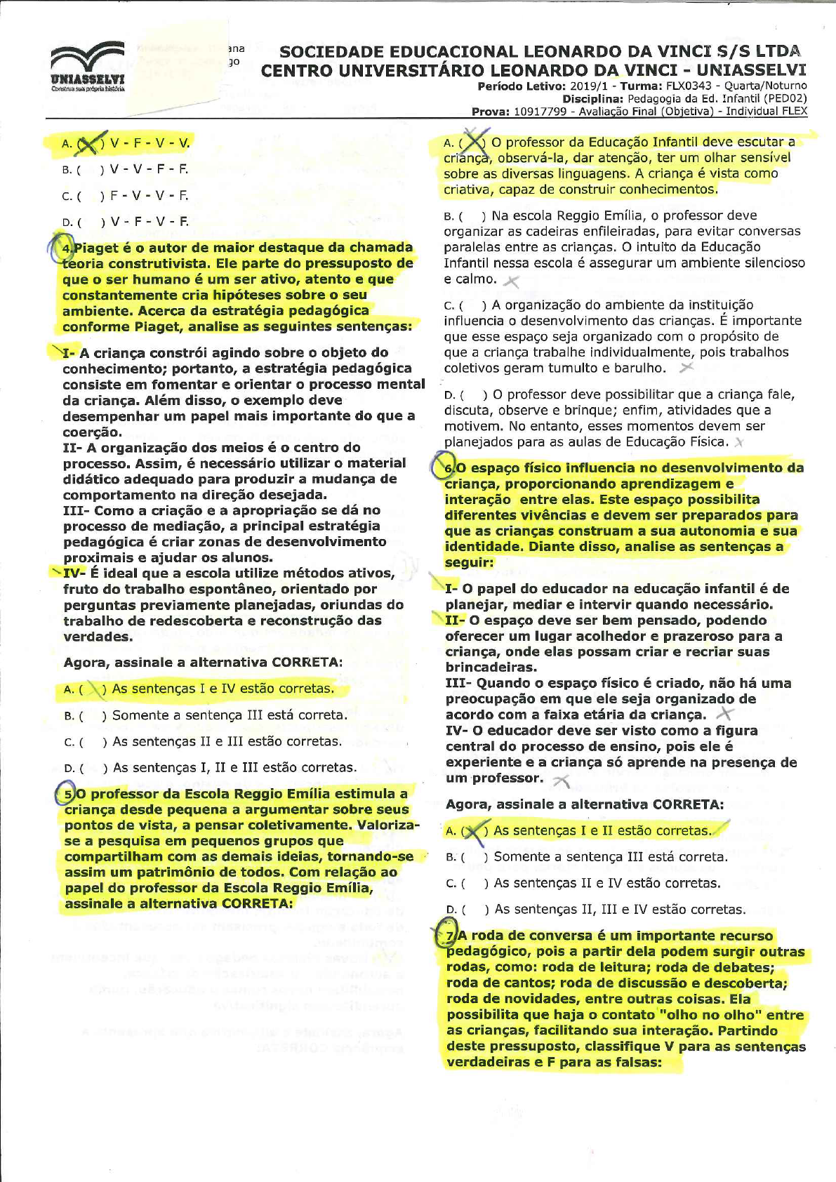 Prova Educa O Inclusiva Final Objetiva Uniasselvi Pedagogia Hot Sex Picture 2264