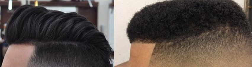 corte de cabelo masculino - quadradinho sombreado - jaé arte black 