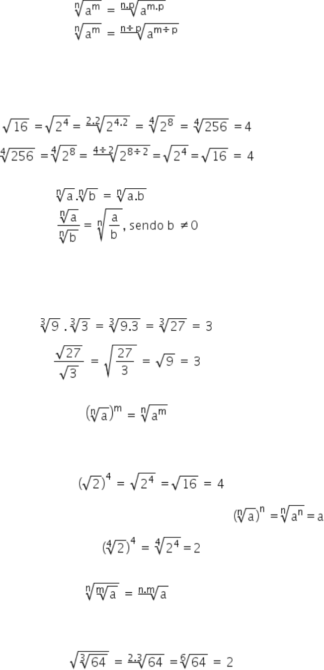 Simplificando radicais! 1 - Propriedade da radiciação - Raiz de outra